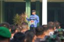 Danrem 084/BJ Brigjen TNI Kohir saat pimpin apel pagi