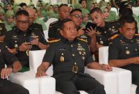 Danrem 084/BJ Brigjen TNI Kohir saat hadiri HUT ke-80 Persit KCK,