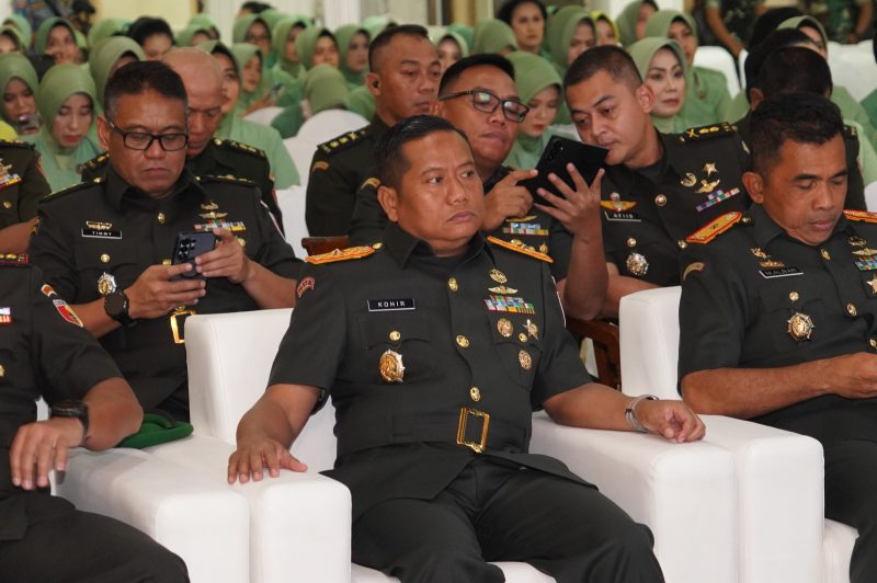 Danrem 084/BJ Brigjen TNI Kohir saat hadiri HUT ke-80 Persit KCK,