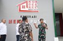 Danrem 084/Bhaskara Jaya Brigjen TNI Kohir tinjau bangunan KDKMP
