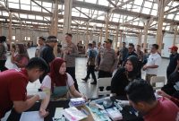 Kapolres Jember AKBP Bobby Adimas Condroputra saat gelar MCU