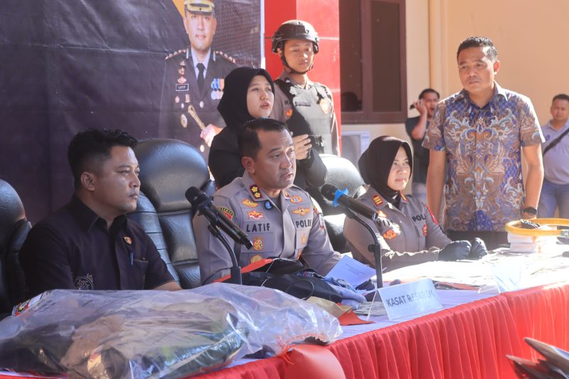 Kapolres Probolinggo AKBP M.Wahyudin Latif ungkap kasus Curas dan Curanmor