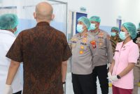 Kapolres Blitar Kota AKBP Kalfaris Triwjaya Lalo tinjau SPPG Ketapang