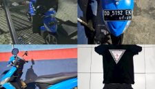 Tersangka ditangkap Polisi bersama barang buktinya