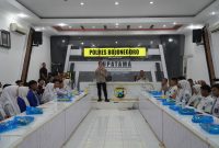 Kapolres Bojonegoro AKBP Afrian Satya Permadi beri pembekalan Pelajar Duta Kamtibmas