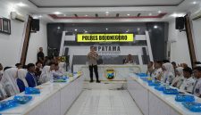 Kapolres Bojonegoro AKBP Afrian Satya Permadi beri pembekalan Pelajar Duta Kamtibmas