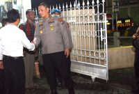 Kapolres Bondowoso AKBP Aryo Dwi Wibowo kunjungi gereja saat perayaan Paskah