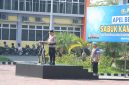 Kapolres Gresik AKBP Ramadhan Nasution pimpin Apel Besar Sabuk Kamtibmas