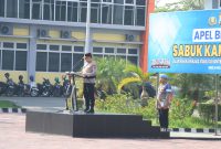 Kapolres Gresik AKBP Ramadhan Nasution pimpin Apel Besar Sabuk Kamtibmas