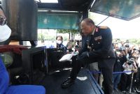 Kapolda Jatim Irjen Pol Drs Nanang Avianto lakukan pemusnahan Kokain