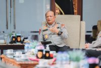 Kapolda Jatim Irjen Pol Drs Nanang Avianto terima kunjungan Kakanwil DJP Jatim I Max Darmawan