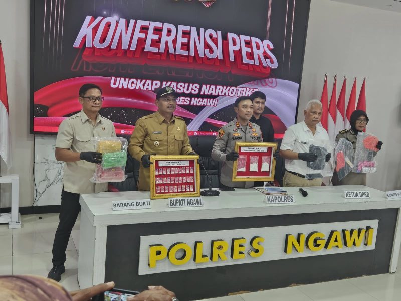 Polres Ngawi ungkap kasus peredaran Narkoba