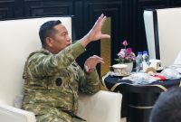 Danrem 084/Bhaskara Jaya Brigjen TNI Kohir silaturahmi ke Walikota Surabaya Eri Cahyadi