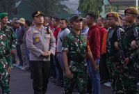 Kasiops Korem 084/Bhaskara Jaya Kolonel Inf Agus Al Fauzi pimpin apel pengamanan