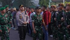 Kasiops Korem 084/Bhaskara Jaya Kolonel Inf Agus Al Fauzi pimpin apel pengamanan