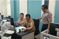 Kapolres Gresik AKBP Ramadhan Nasution sidak pelayanan SKCK