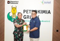 Danrem 084/BJ Brigjen TNI Kohir saat kunjungan ke PT Petrokimia