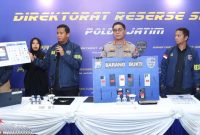 Dirressiber Polda Jatim Kombespol Bimo Ariyanto ungkap penyalahgunaan OTP Ilegal