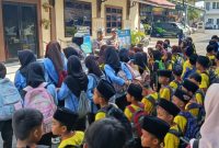 Satlantas Polres Blitar edukasi pelajar tertib berlalu lintas