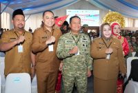 Danrem 084/Bhaskara Jaya Brigjen TNI Kohir saat peresmian KDKMP di Nganjuk