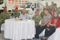 Kasrem 084/Bhaskara Jaya Kolonel Inf Nico Reza H. Dipur hadiri peresmian KDKMP