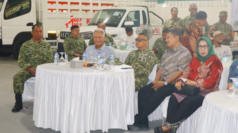 Kasrem 084/Bhaskara Jaya Kolonel Inf Nico Reza H. Dipur hadiri peresmian KDKMP