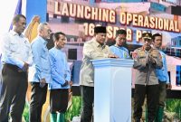 Presiden RI Prabowo Subianto saat peresmian