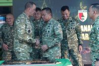 Danrem 084/Bhaskara Jaya Brigjen TNI Kohir saat hadiri groundbreaking Masjid At-Taqwa