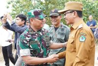 Danrem 084/Bhaskara Jaya Brigjen TNI Kohir saat kunjungan ke Pamekasan
