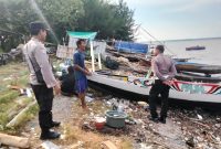Polsek Kenjeran sosialisasi bahaya banjir rob