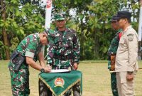 Kasrem 084/Bhaskara Jaya Kolonel Inf Nico Reza H. Dipura saat tutup TMMD di Bangkalan