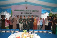 Danrem 084/Bhaskara Jaya Brigjen TNI Kohir ikut tanam mangrove