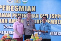 Kapolres Jember AKBP Bobby Adimas Condroputra resmikan 2 SPPG