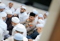 Kapolres Gresik AKBP Ramadhan Nasution saat Haul Habib Abu Bakar Assegaf