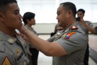 Kapolres Gresik AKBP Ramadhan Nasution terima 15 Taruna Akpol