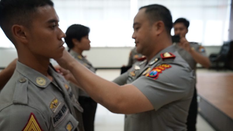 Kapolres Gresik AKBP Ramadhan Nasution terima 15 Taruna Akpol