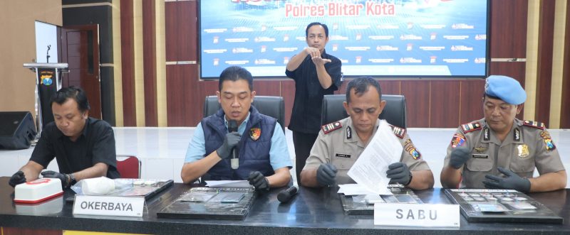 Kasatresnarkoba Polres Blitar Kota Iptu Bambang Dwi Wahyono