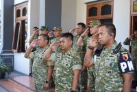 Danrem 084/Bhaskara Jaya Brigjen TNI Kohir sambut Wapang TNI Jenderal TNI Tandyo Budi R