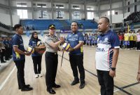 Kapolres Bojonegoro AKBP Afrian Satya Permadi gelar turnamen bola voli Bhayangkara Cup