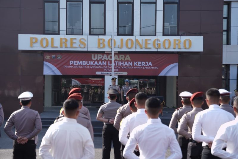 Kapolres Bojonegoro AKBP Afrian Satya Permadi dalam program Latja Ksatriya Hawin Sarwahita