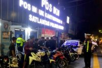 Satlantas Polres Ngawi tindak Bali dan motor non spektek