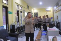 Kapolres Probolinggo AKBP Muhammad Wahyudin Latif saat resmikan gedung SPKT