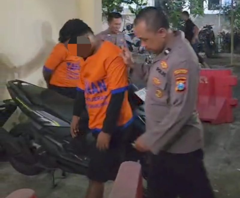 Polsek Kenjeran amankan tersangka beserta barang buktinya