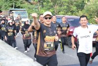 Polres Magetan Playon bersama Masyarakat