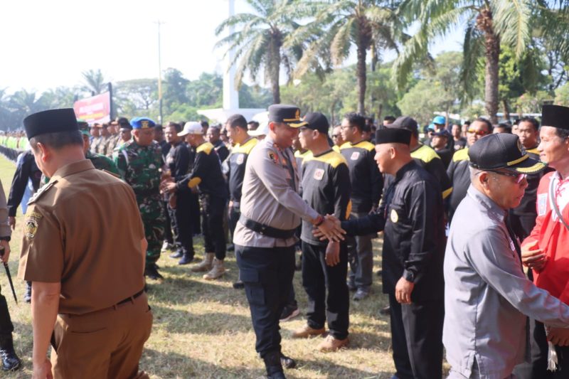 Kapolres Madiun Kota AKBP Wiwin Junianto Supriyadi saat hadiri acara Suroan