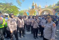 Polres Pelabuhan Tanjung Perak Surabaya siapkan personel pengamanan pengesahan warga baru PSHT di Kenpark