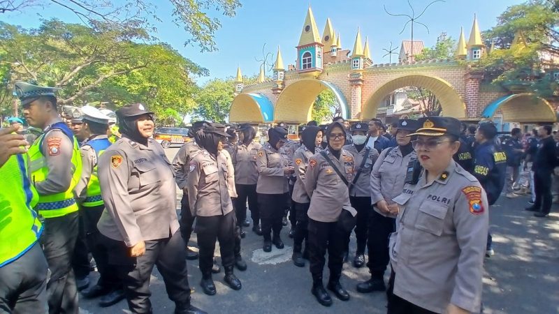 Polres Pelabuhan Tanjung Perak Surabaya siapkan personel pengamanan pengesahan warga baru PSHT di Kenpark