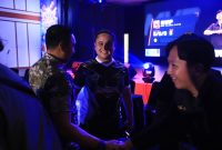 Kapolres Gresik AKBP Ramadhan Nasution saat acara Esports Competition
