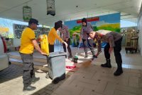 Polres Malang Bakti Religi di Vihara Lawang