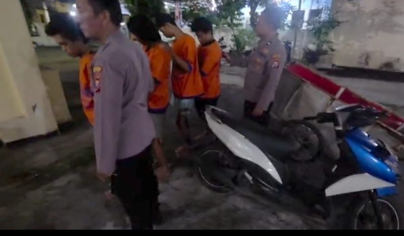 Polsek Kenjeran tangkap 4 pelaku curat